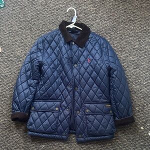 Ralph Lauren Navy Quilted Kids Jacket